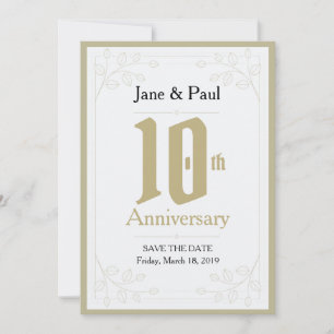 Invitation pour les 10 ans d'anniversaire de créat