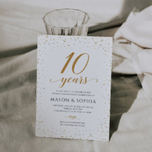 Invitation pour les 10 ans de mariage - GAC24d