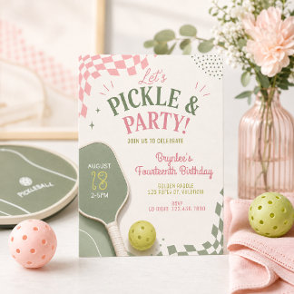 Invitation pour les 14 ans de Pickleball | Pink Sa
