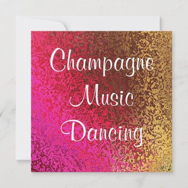 Invitation pour les 25 ans de mariage (Devant)