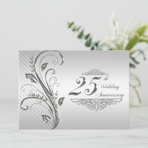 Invitation pour les 25 ans de mariage