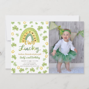 Invitation pour les 2 ans de Two Lucky St Patrick'