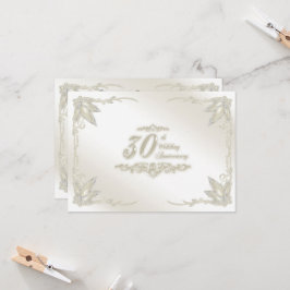 Invitation pour les 30 ans de mariage