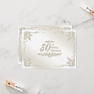 Invitation pour les 30 ans de mariage