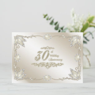Invitation pour les 30 ans de mariage