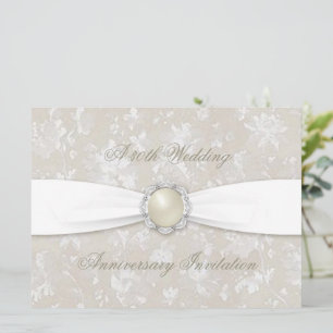 Invitation pour les 30 ans de mariage en Damas.