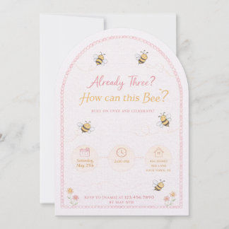 Invitation pour les 3 ans "Bourdon"
