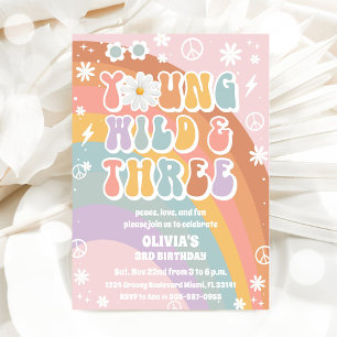 Invitation pour les 3 ans de Retro Rainbow