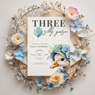 Invitation pour les 3 ans de Trois Oie Folle Garço