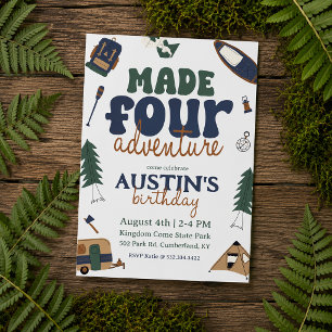 Invitation pour les 4 ans de Made For Adventure