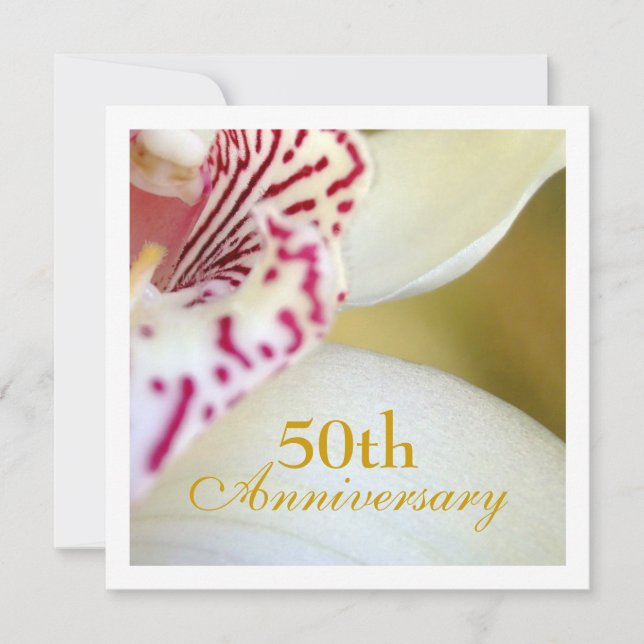 Invitation pour les 50 ans de mariage (Devant)
