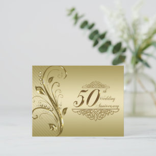 Invitation pour les 50 ans de mariage