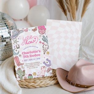 Invitation pour les 5 ans de Groovy Girl Rodeo