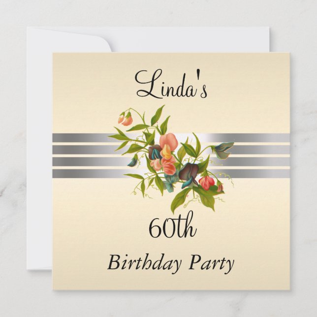 Invitation pour les 60 ans de Cream (Devant)