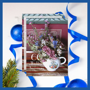 Invitation pour les 60 ans de mariage Théière vint