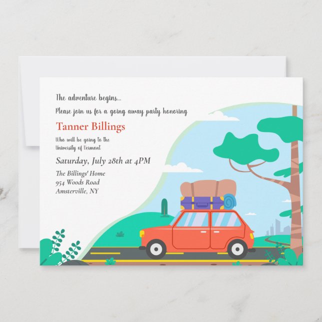 Invitation pour les études supérieures (Devant)