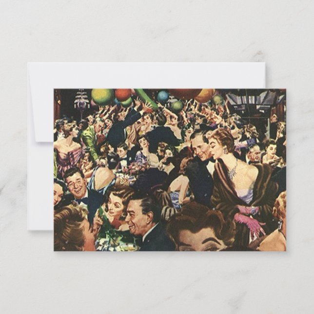 Invitation pour les grandes réunions de parties de (Devant)