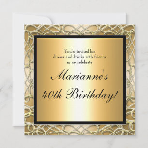 Invitation pour l'événement d'anniversaire de tour