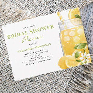 Invitation pour pique-nique de douche de mariée au