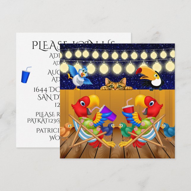 Invitation pour se réunir (Devant / Derrière)