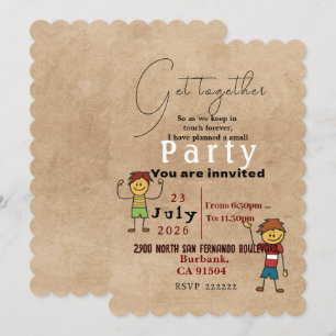 Invitation pour se réunir