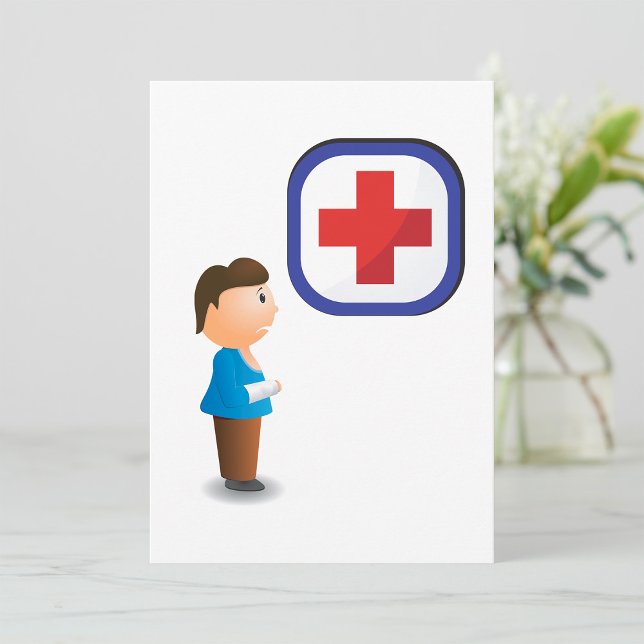 Invitation pour soins hospitaliers pour garçons bl (Créateur téléchargé)