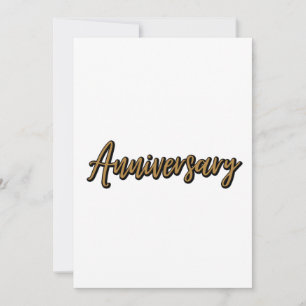 Invitation pour un anniversaire de mariage en or