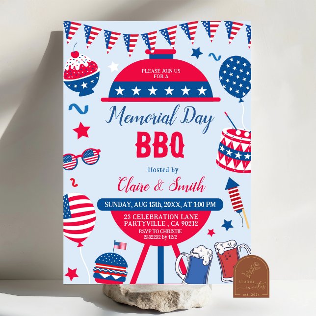 Invitation pour un BBQ de la Journée du Souvenir p (Créateur téléchargé)