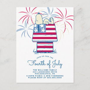 Invitation pour un pique-nique du 4 juillet avec P