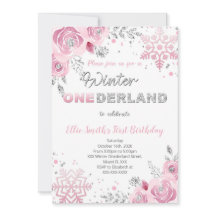 Invitation pour un premier anniversaire sur le thè