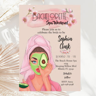 Invitation pour un week-end de détente entre fille