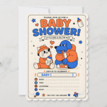 invitation pour une baby shower