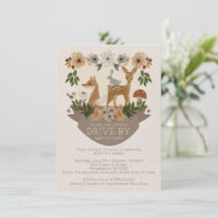 Invitation pour une Baby Shower avec tir groupé su