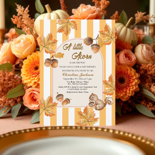 Invitation pour une Baby Shower avec un petit glan