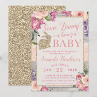 Invitation pour une Baby Shower de Pâques Some Bun