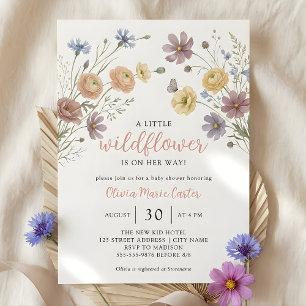Invitation pour une Baby Shower de petite fille au