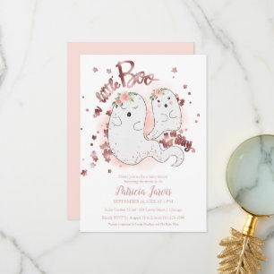 Invitation pour une Baby Shower Halloween : Un Pet