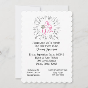 Invitation pour une Baby Shower «Princesse»
