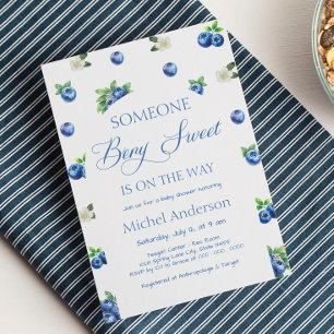 Invitation pour une Baby Shower sur le thème des M