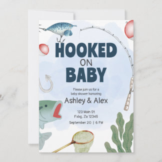 Invitation pour une Babyshower sur le thème de la