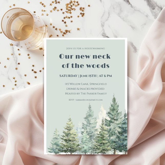 Invitation pour une crémaillère dans notre nouveau (Créateur téléchargé)