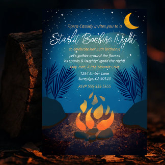 Invitation pour une fête d'anniversaire autour d'u