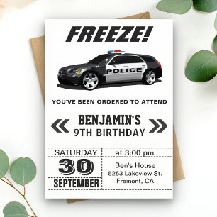 Invitation pour une fête d'anniversaire dans une v