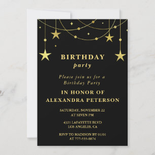 Invitation pour une fête d'anniversaire de 20 ans 