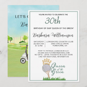 Invitation pour une fête d'anniversaire de 30 ans