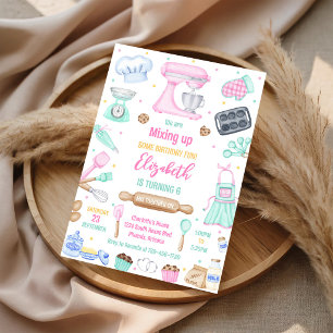 Invitation pour une fête d'anniversaire de couture