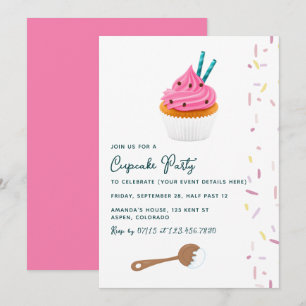 Invitation pour une fête d'anniversaire de fille a