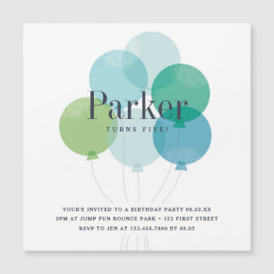 Invitation pour une fête d'anniversaire de garçons