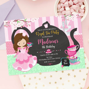 Invitation pour une fête d'anniversaire de jardin