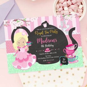 Invitation pour une fête d'anniversaire de jardin